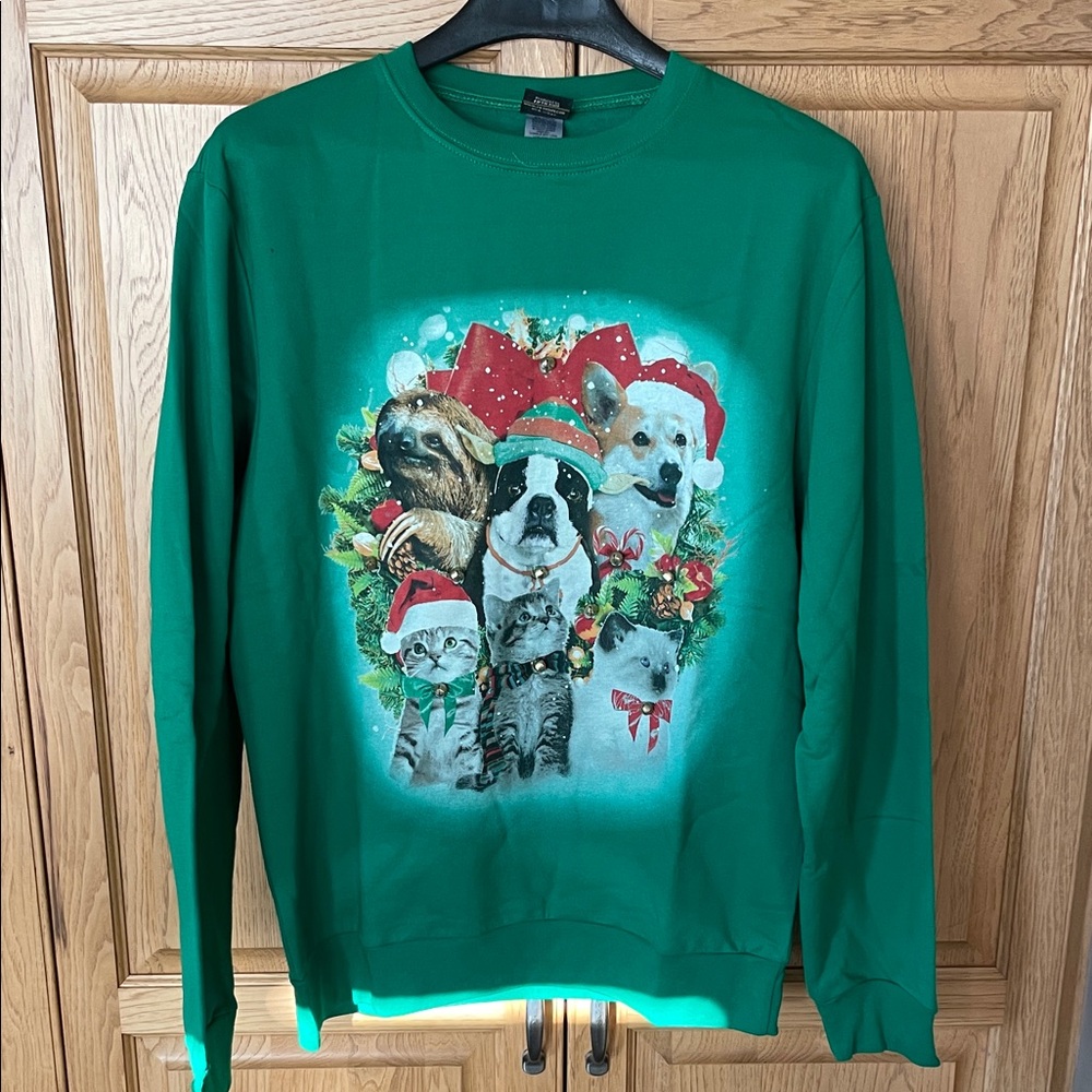Fifth Sun Christmas Sweater with Jingle Bells size medium